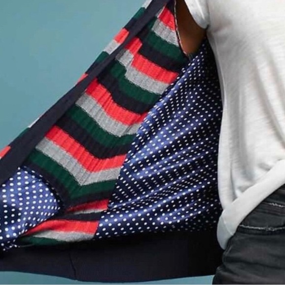 Anthropologie MOTH Jamison Cardi Polka Dot - Picture 6 of 6